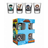My Hero Academia - Set of 4 Shooter Glasses - Heroes Designs trendygifthk